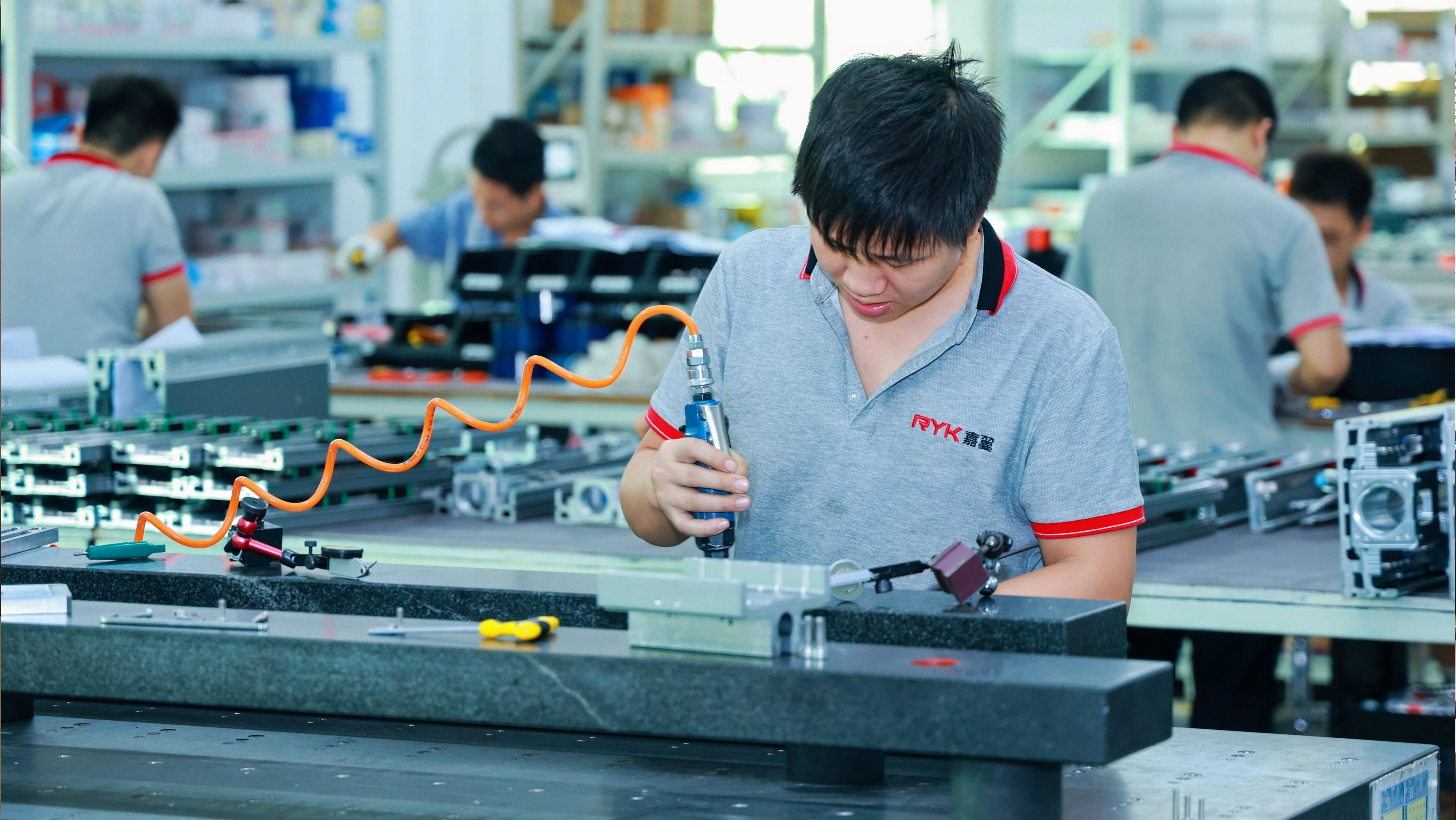 Linear Slide Production Line
